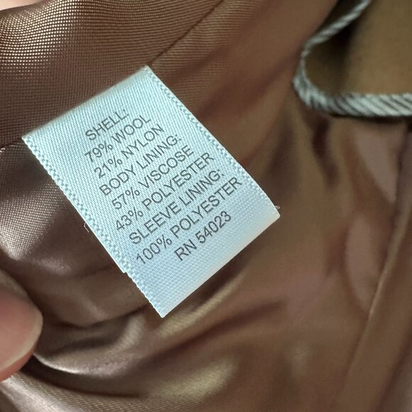 Tan Banana Republic Men's Medium Wool Blend Jacket - Picture 11 of 12